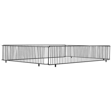 Brukt trådkarm 120x80x20 cm – sort metall for helpall