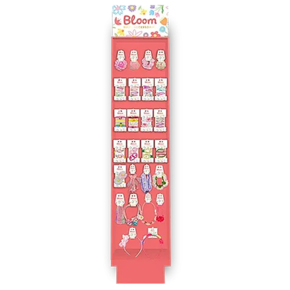 Bloom Floral Hårtilbehør Gulv Display 260stk