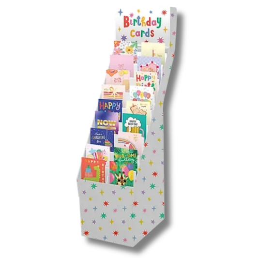 Pop Bursdagskort Gulv Display 180stk