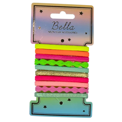 Bella Neon Hårtilbehør Gulv Display 270stk