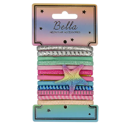 Bella Neon Hårtilbehør Gulv Display 270stk