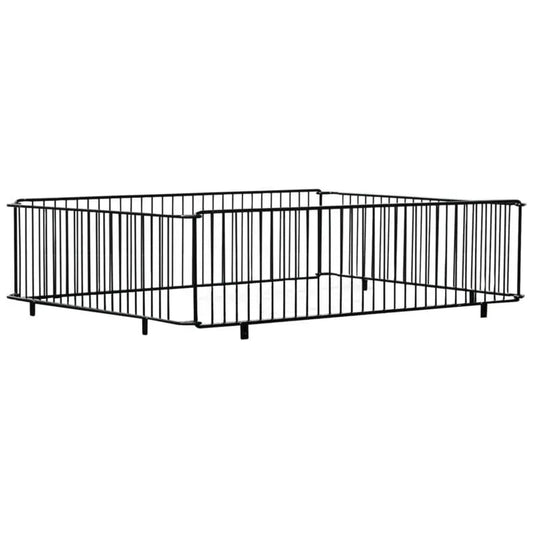 Brukt trådkarm 60x80 cm – sort metall for halvpall