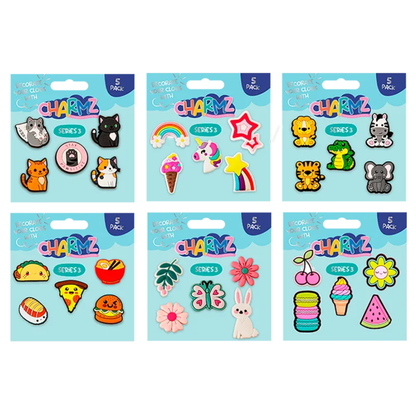 Clog Charmz 5pk Series 3 -Hylle Display