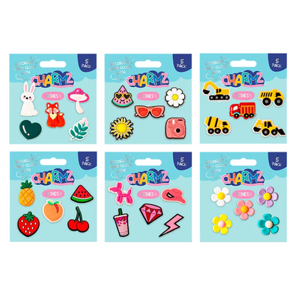 Clog Charmz 5pk Series 1 -Hylle Display
