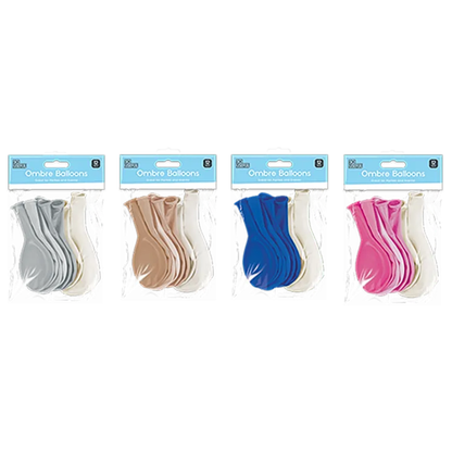 So Useful Metallic Ombre Balloons 12pk - Mersalgsstrips