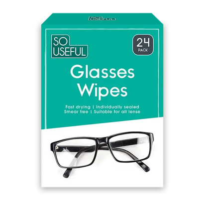 So Useful Glasses Wipes 24pk Hylledisplay