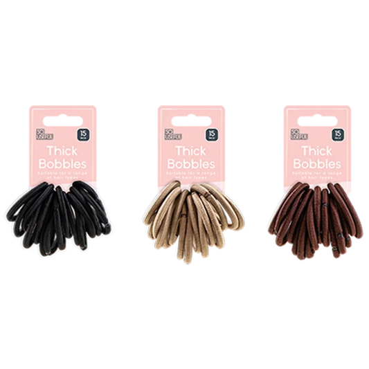 So Useful Thick Hair Bobbles 15pk - Mersalgsstrips