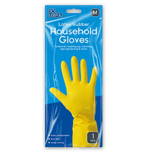 So Useful Household Gloves Medium 1pair - Mersalgsstrips