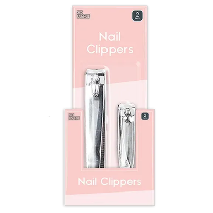 So Useful Nail Clippers 2pk Hylledisplay