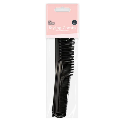 So Useful Styling Combs 4pk - Mersalgsstrips