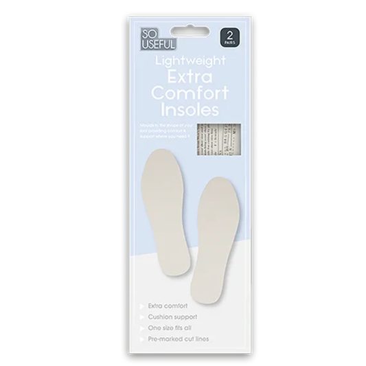 So Useful Extra Comfort Insoles 2pair - Mersalgsstrips