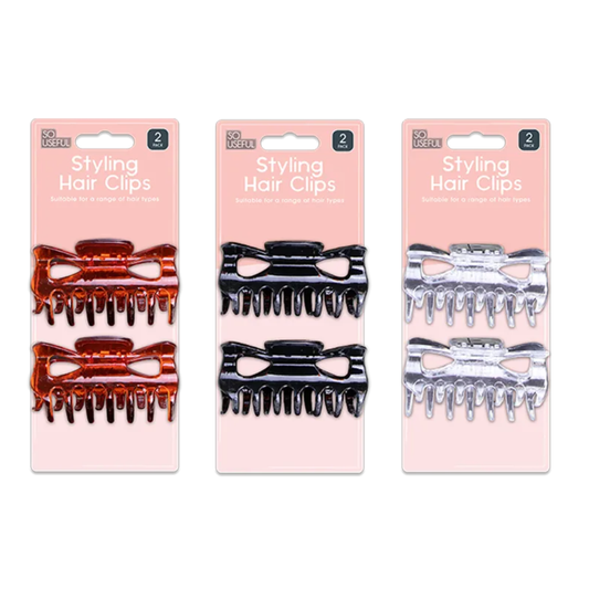 So Useful Styling Hair Clips 2pk - Mersalgsstrips