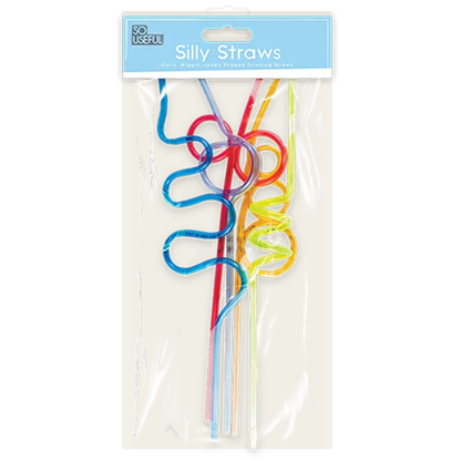 So Useful Silly Straws 5pk - Mersalgsstrips