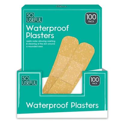 So Useful Waterproof Plasters 100pk Hylledisplay