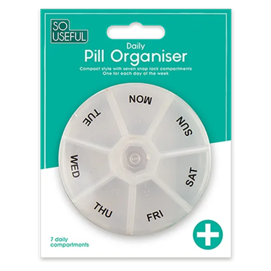So Useful Daily Pill Organiser - Mersalgsstrips