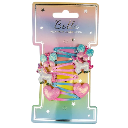 Bella Neon Hårtilbehør Gulv Display 270stk
