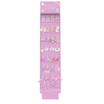 Hoppy Easter Hårtilbehør Gulv Display 280stk