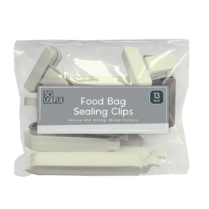 So Useful Food Bag Sealing Clips 13pk Hylledisplay