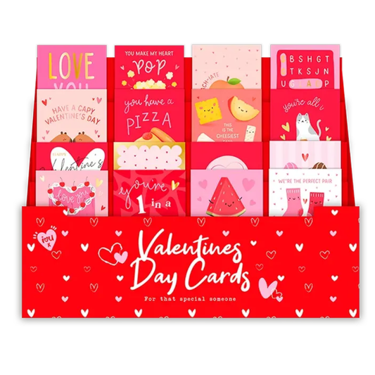 Valentine’s Day Cards 160stk Hylledisplay