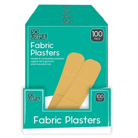 So Useful Fabric Plasters 100pk Hylledisplay