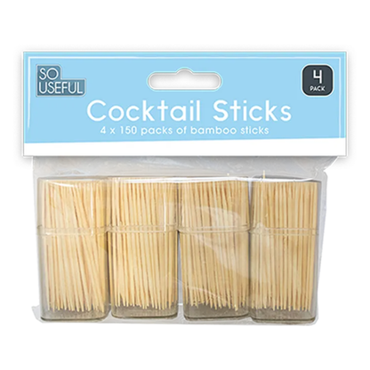 So Useful Coctail Sticks 4x150stk - Mersalgsstrips