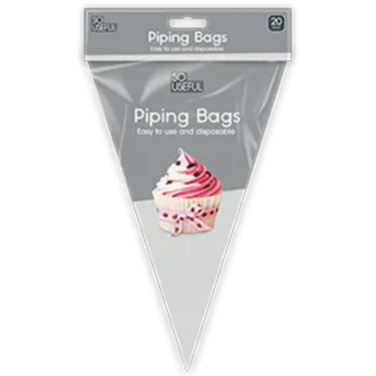 So Useful Piping Bags 20pk - Mersalgsstrips