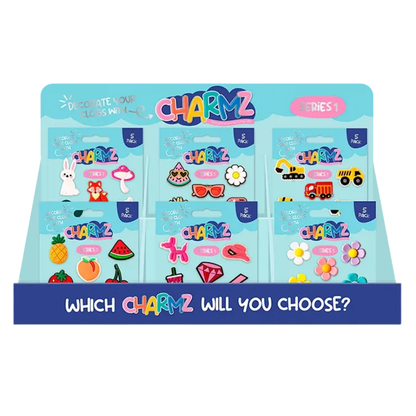 Clog Charmz 5pk Series 1 -Hylle Display