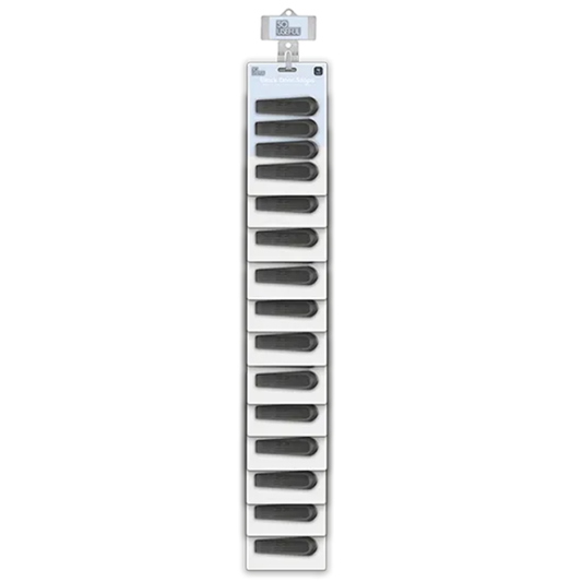 So Useful Black Door Stops 4pk - Mersalgsstrips