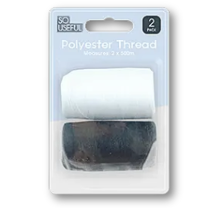 So Useful Polyester Thread 2pk - Mersalgsstrips
