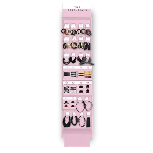 The Essentials Adult Hair Accessories Gulv Display 280stk