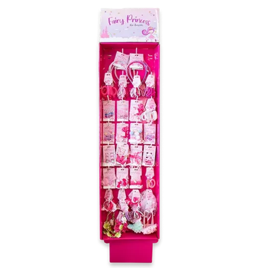 Fairy Princess Hårtilbehør Gulv Display 280stk