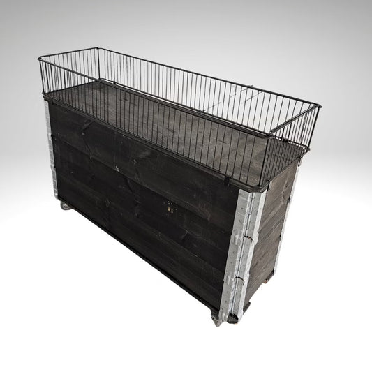 Brukt pallekarm 40x120 cm – sort trekarm for pall