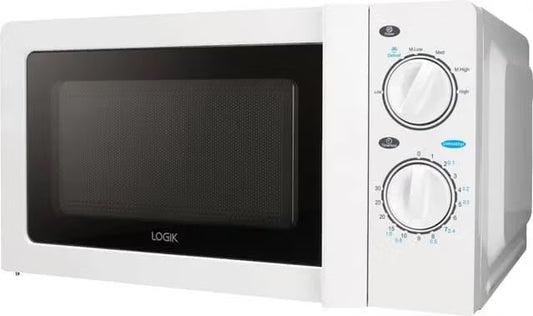 Brukt mikrobølgeovn 15L – Logik (700W, hvit)