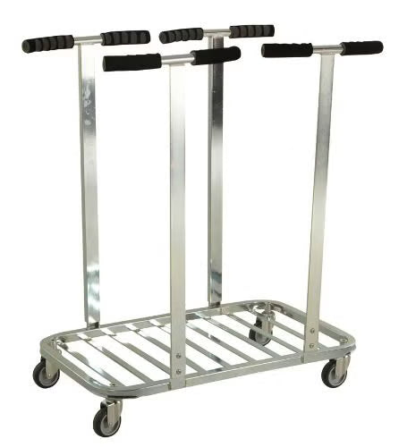 Brukt sekkestativ dobbel – for 2 × 125L avfallssekker (premium)