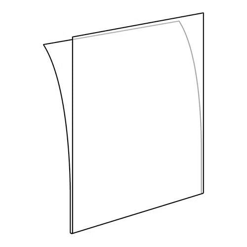 Ny plastlomme A4 – 10 pk (til plastramme, tosidig)