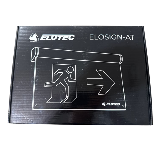 Nytt nødlys / utgangsskilt LED – Elotec ELOSIGN-AT (IP20)