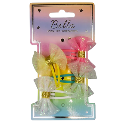 Bella Neon Hårtilbehør Gulv Display 270stk