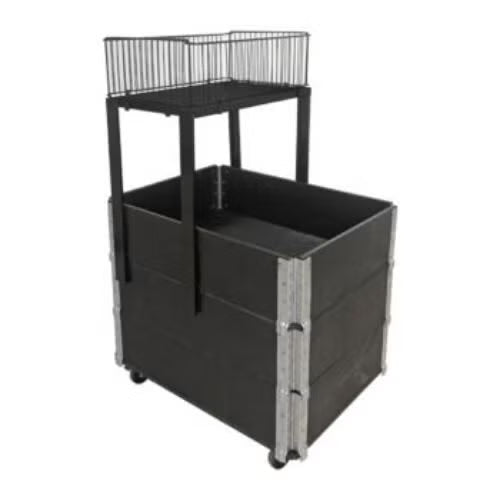 Brukt Add-On hylle 40x60 cm – sort, til halvpall (palletorg)