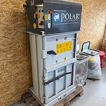 Polar Miljømaskine – Vertikal avfallspresse / pappresse / komprimator – NR 350 H