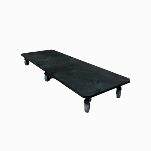 Brukt hjulsett / bunnplate 40x120 cm – for pall (sort)