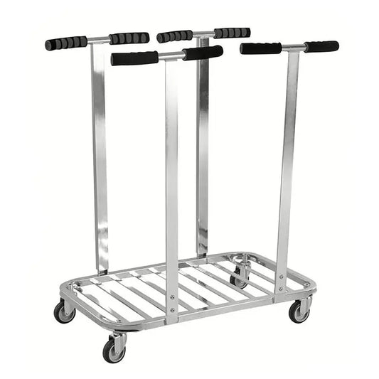 Brukt sekkestativ dobbel – for 2 × 125L avfallssekker (premium)