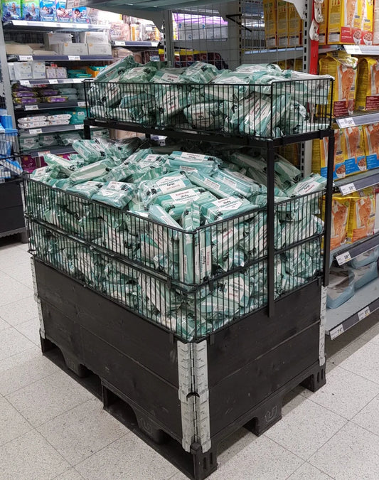 Brukt add-on hylle til palletorg