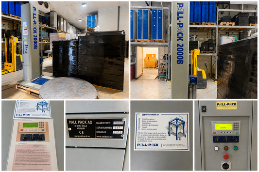 Pall-Pack 2000B strekkfilmmaskin / pallepakker – helautomatisk