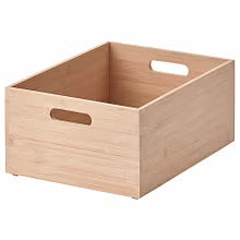 UPPDATERA oppbevaringsboks i bambus – 24x32x15 cm