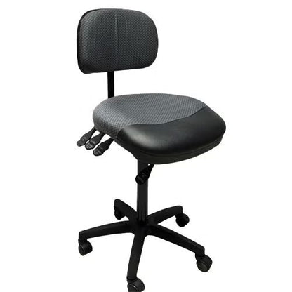 Brukt kassastol med hjul – ergonomisk arbeidsstol (justerbar)
