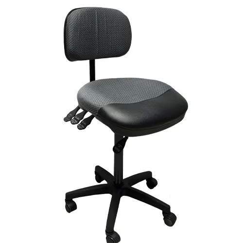 Brukt kassastol med hjul – ergonomisk arbeidsstol (justerbar)